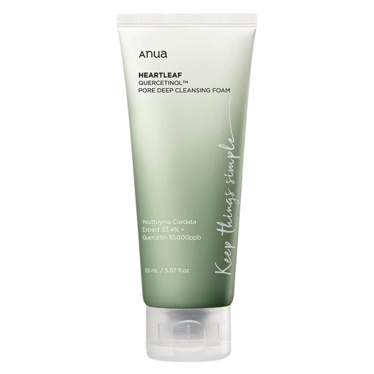 ANUA Heartleaf Quercetinol Pore Deep Cleansing Foam Korean Skincare in Canada