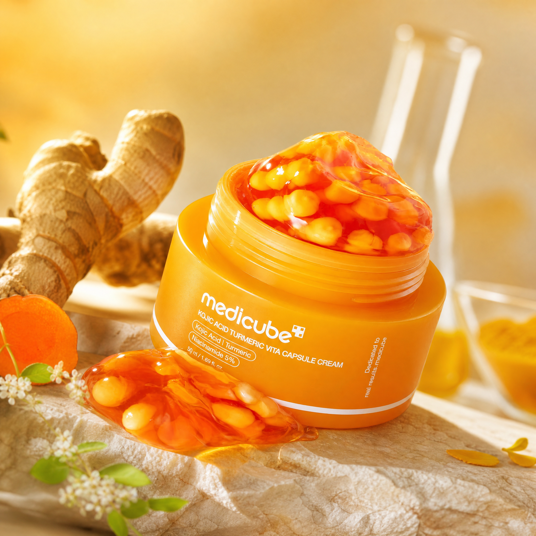 MEDICUBE Kojic Acid Turmeric Vita Capsule Cream