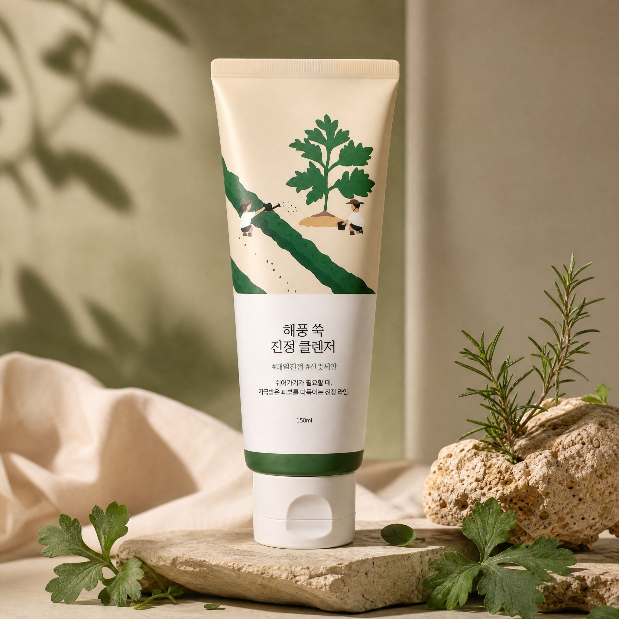 ROUND LAB Mugwort Calming Cleanser