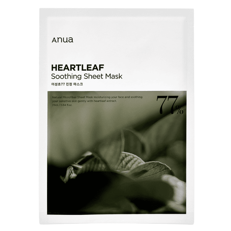 Anua Heartleaf 77% Soothing Mask Korean Skincare in Canada