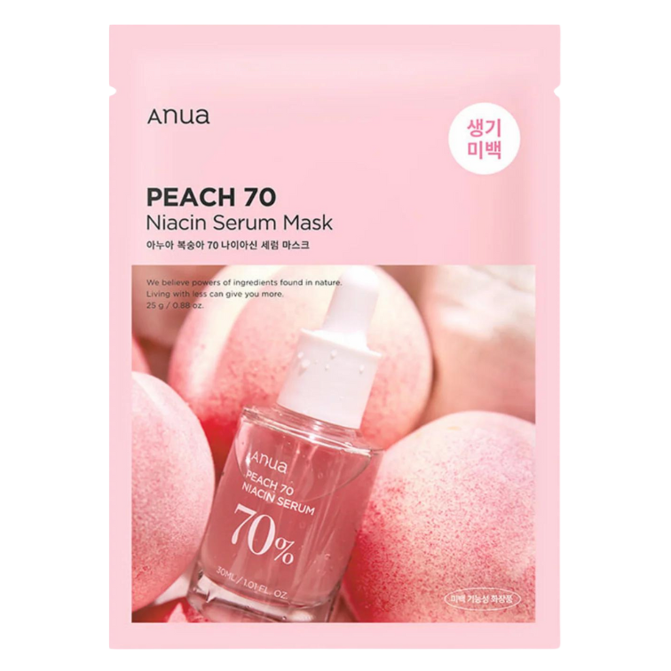 Anua Peach 70 Niacin Serum Mask Korean Skincare in Canada