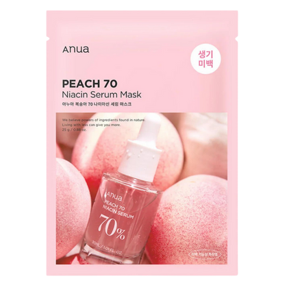 Anua Peach 70 Niacin Serum Mask Korean Skincare in Canada