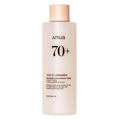 Anua Rice 70 Glowy Milky Toner Korean Skincare in Canada