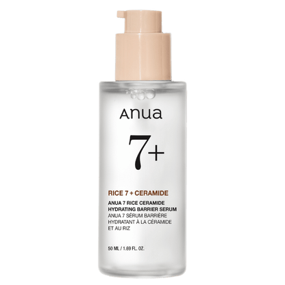 Anua Rice 7 Ceramide Hydrating Barrier Serum Korean Skincare in Canada