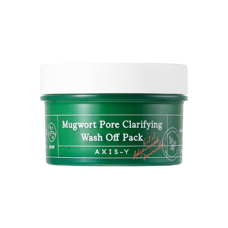 Axis Y Mugwort Pore Clarifying Wash Off Pack Korean Skincare Canada