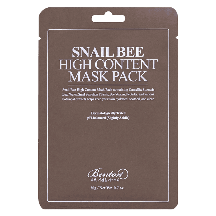 Benton Snail Bee High Content Mask Pack Korean Skincare in Canada