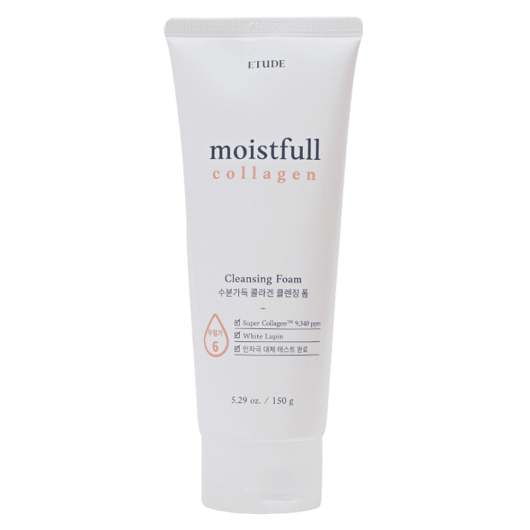 Etude House Moistfull Collagen Cleansing Foam Korean Skincare in Canada