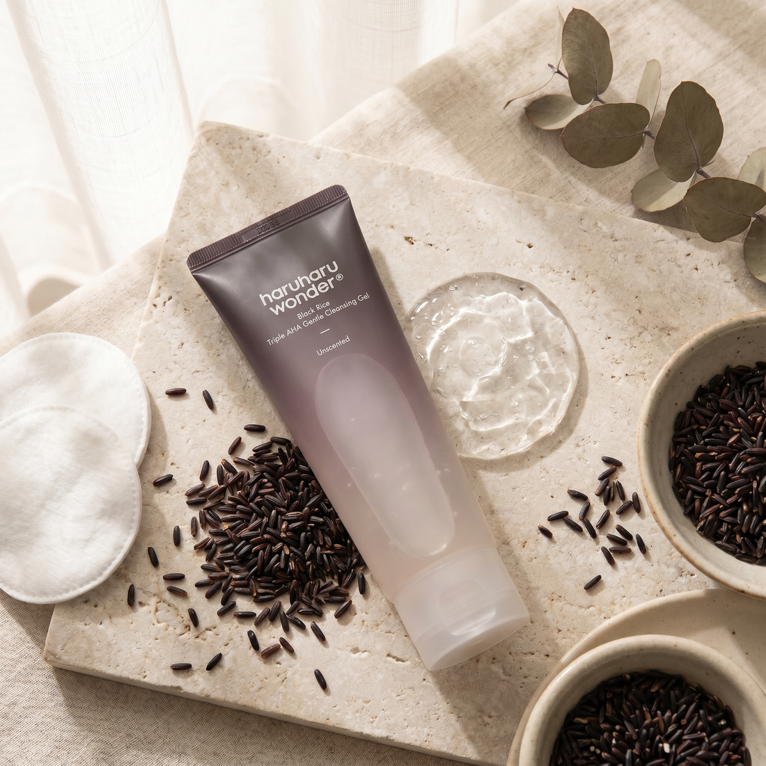 HARUHARU WONDER Black Rice Triple AHA Gentle Cleansing Gel