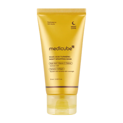 MEDICUBE Kojic Acid Turmeric Night Wrapping Mask