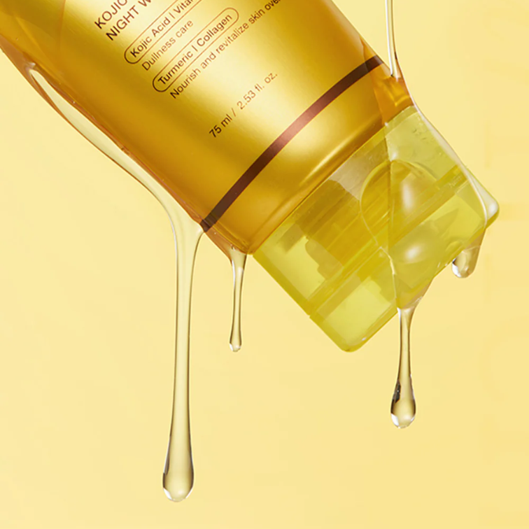 MEDICUBE Kojic Acid Turmeric Night Wrapping Mask