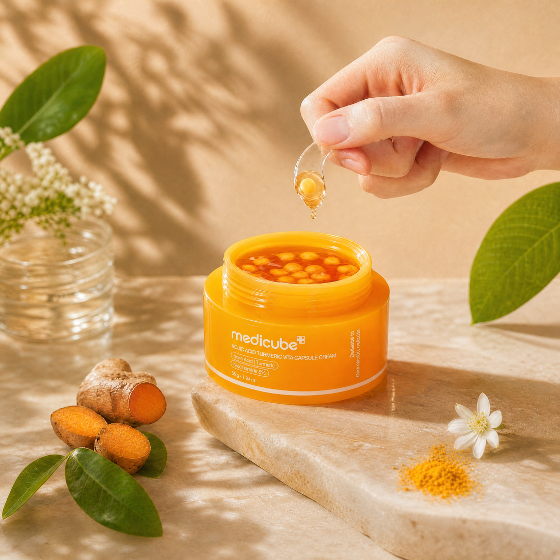 MEDICUBE Kojic Acid Turmeric Vita Capsule Cream
