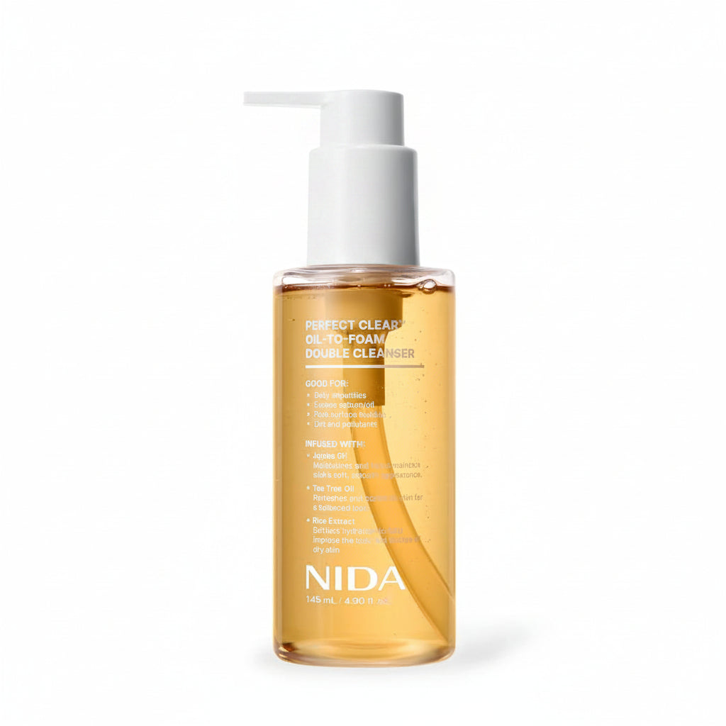 NIDA Perfect Clear Oil-To-Foam Double Cleanser