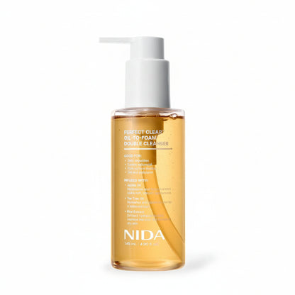 NIDA Perfect Clear Oil-To-Foam Double Cleanser
