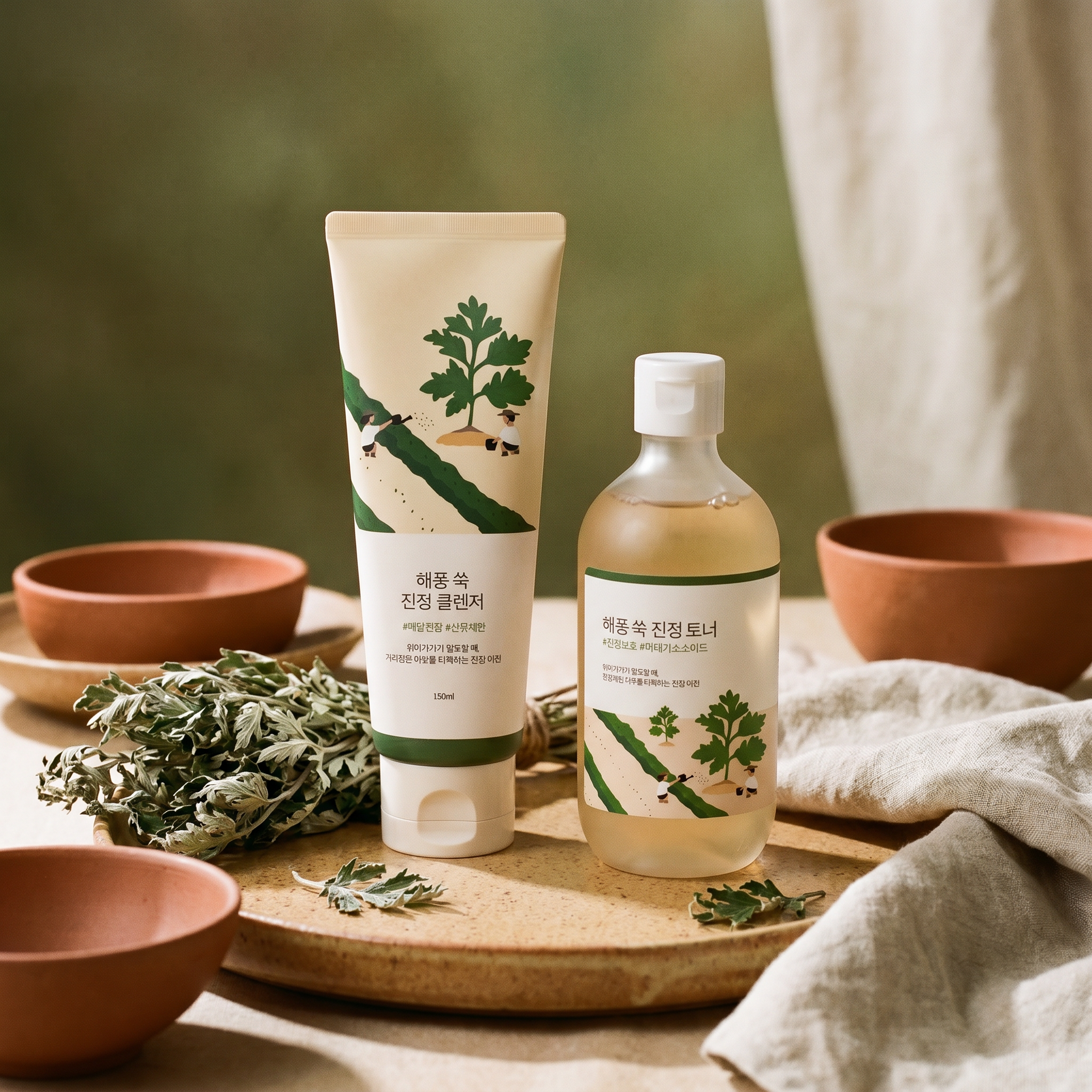 ROUND LAB Mugwort Rescue Duo Bundle