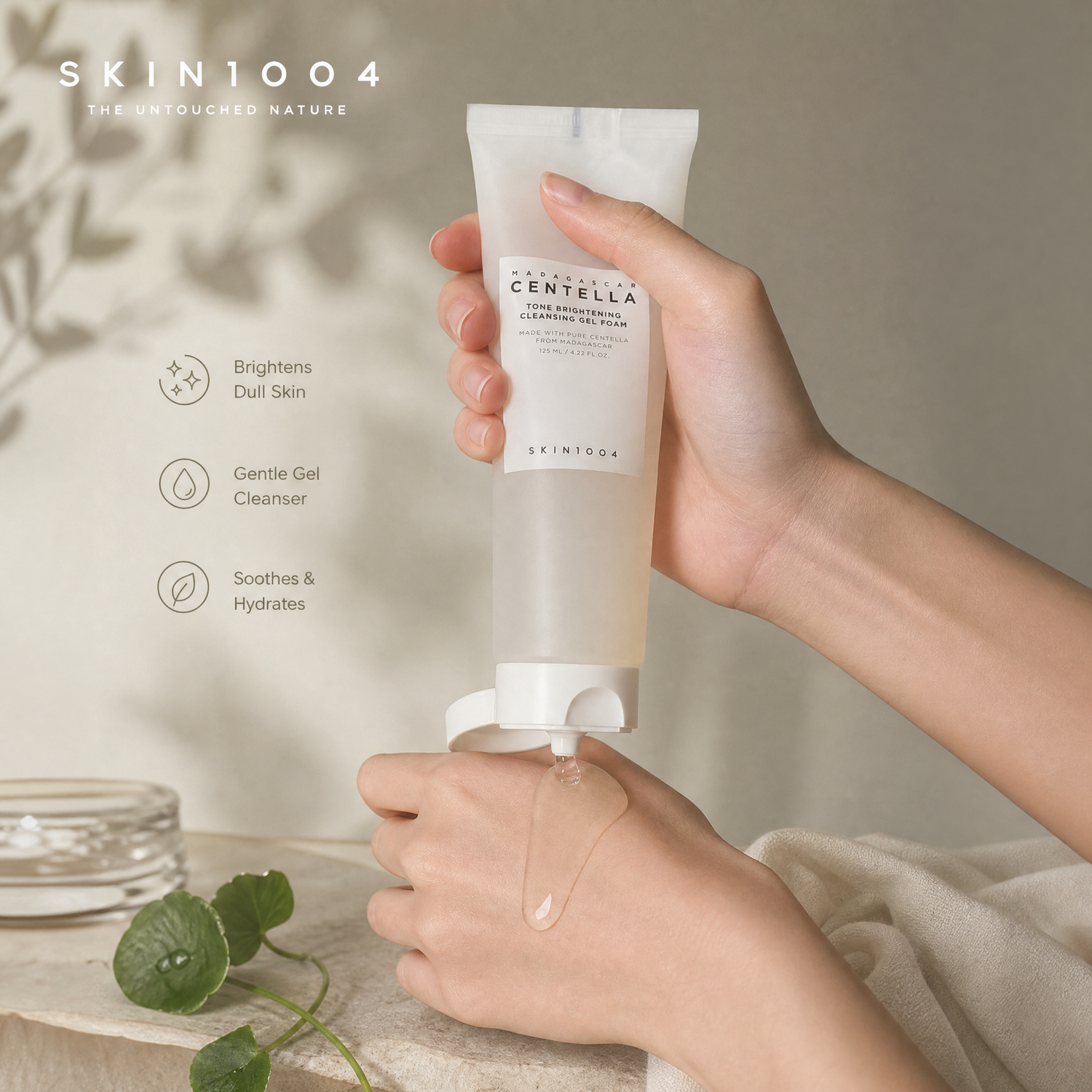 SKIN1004 Madagascar Centella Tone Brightening Cleansing Gel Foam
