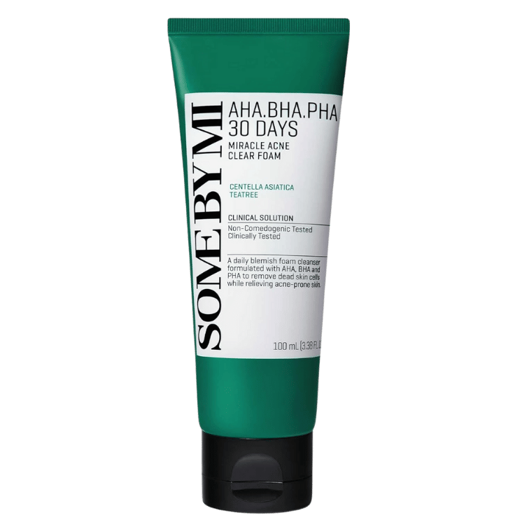 SOME BY MI AHA BHA PHA 30 Days Miracle Acne Clear Foam Korean Skincare in Canada