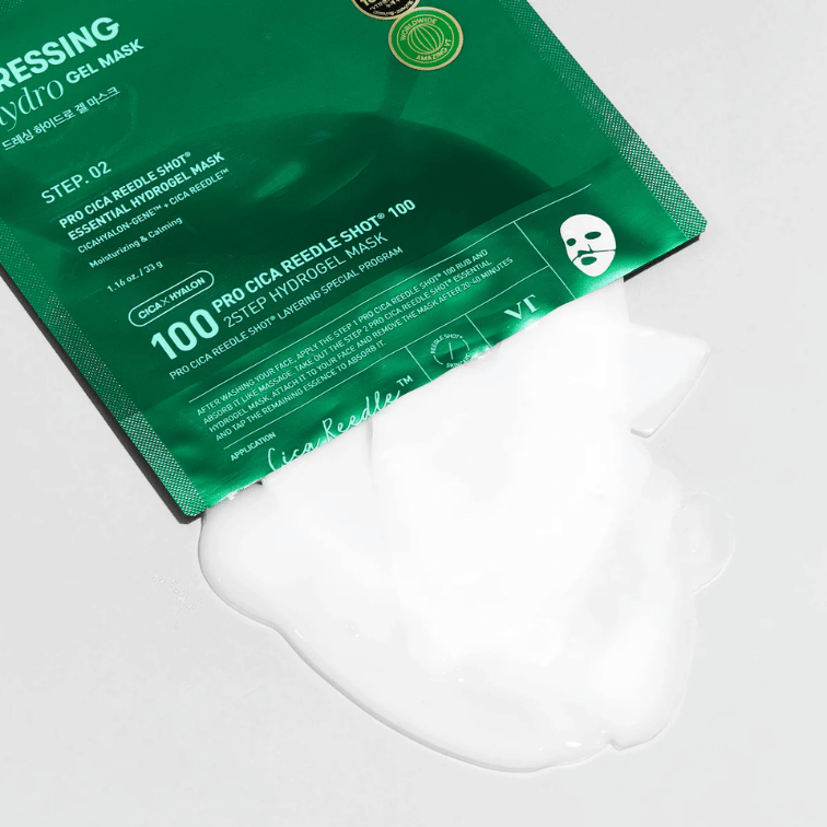 VT Pro Cica Reedle Shot 100 2-Step Hydrogel Mask Korean Skincare in Canada