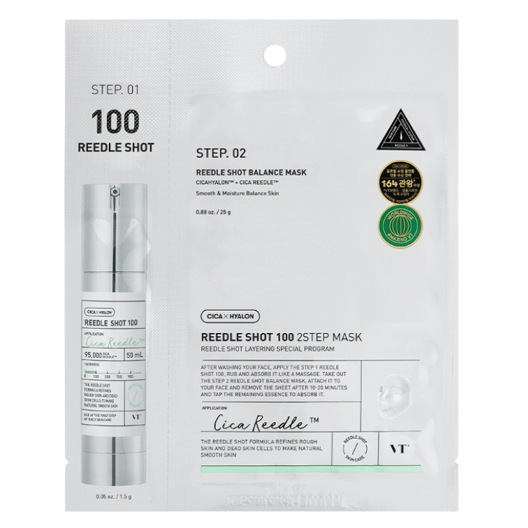 VT Reedle Shot 100 2-Step Sheet Mask Korean Skincare in Canada