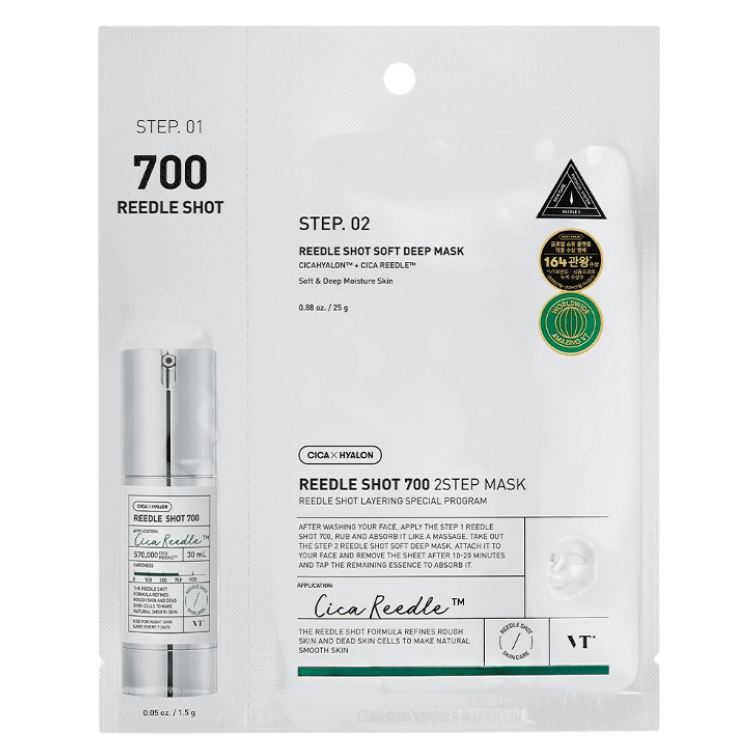 VT Reedle Shot 700 2-Step Sheet Mask Korean Skincare in Canada